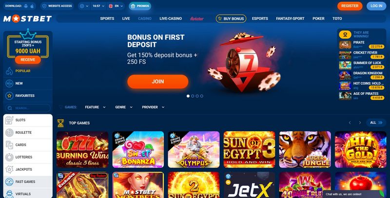 Игровой зал Mostbet Игровой зал Mostbet